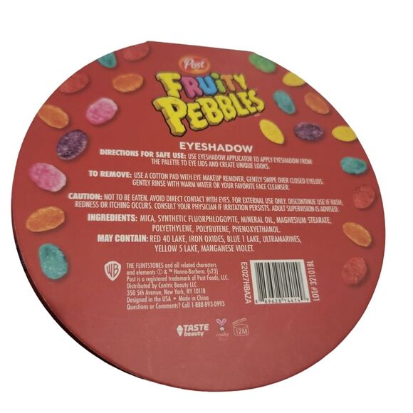 Taste Beauty Fruity Pebbles Eyeshadow Pallette 9 Shades With Mirror - Picture 2 of 5